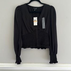 NWT Lucy Paris Smocked Top